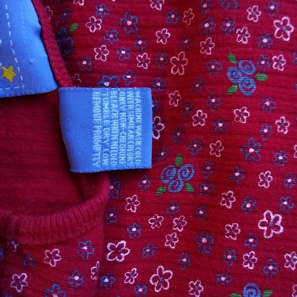 Baby Crew (Crewcuts) 2T Red Floral LS Dress - Picture 8 of 8